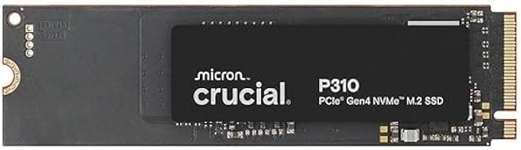 Crucial P310 2TB 2280 PCIe Gen4 3D NAND NVMe M.2 SSD – Up to 7,100 MB/s – Shift up to Gen4 – Internal Solid State Drive (PC) – CT2000P310SSD801