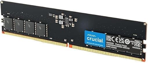 Crucial RAM 16GB DDR5 4800MHz CL40 Desktop Memory CT16G48C40U5