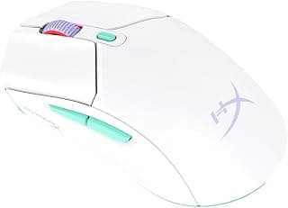 HyperX Pulsefire Haste 2 Core Dual Wireless RGB Gaming Mouse, Up to 12K DPI, HyperX Custom Core Sensor, 70g Lightweight, 100 Hr Battery Life, 1K Hz Polling Rate, 24 Months Warranty - White [8R2E7AA]
