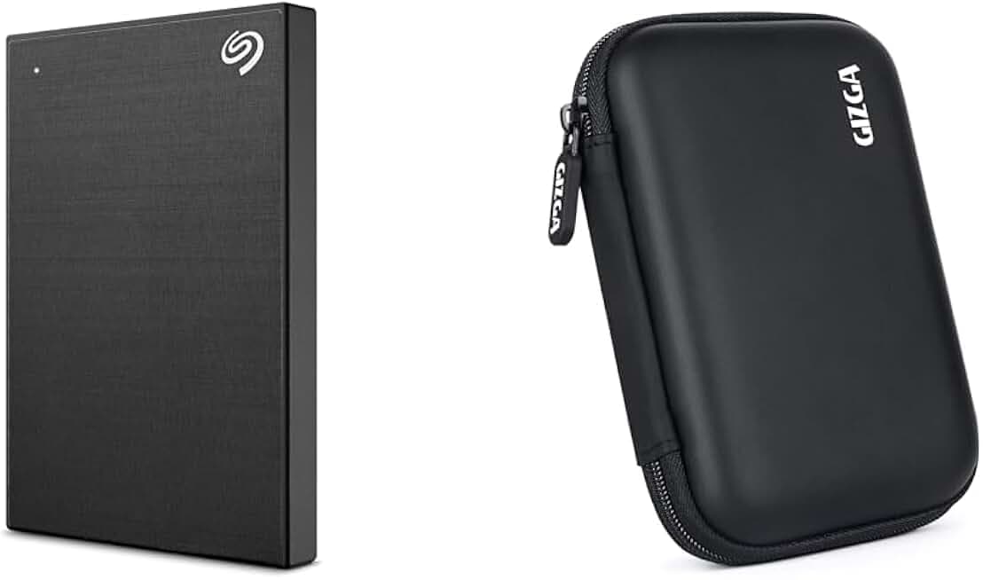 Seagate 5TB One Touch External Hard Drive with Password Protection & Rescue Services (Navy Blue, Edition 2)