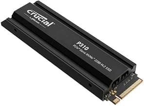 Crucial P310 2TB PCIe Gen4 2280 NVMe M.2 SSD with heatsink