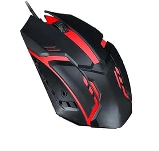 Adefex USB Wired Gaming Mouse | RGB Lighting & Silent Click Gaming Mouse for PC and Laptops | Smooth 1200 DPI Tracking with Ergonomic Comfort | Ideal for Work & Casual Gaming Mouse Pack of 1