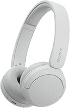 Sony MusicWH-CH520 Wireless Bluetooth Headphones On Ear with Mic, Up to 50Hrs Battery, Quick Charge, DSEE Upscale, Multipoint Connectivity, Voice Assistant, Customized EQ-White