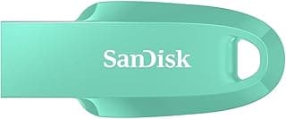 SANDISK Ultra Curve 128GB, USB 3.2, Flash Drive, 100MB/s R, Pendrive, Green (SDCZ550-128G-I35G)