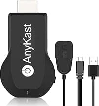 HDMI 4K Mirarcast Wi-Fi Wireless Display Dongle/Compatible for TV/Projector Receiver, Windows Support Miracast Airplay, Midnight Black