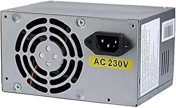 500W SMPS Desktop PC Power Supply Unit, ATX Form Factor, AC 230V Input, with Cooling Fan