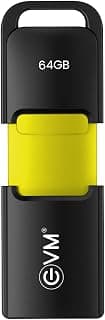 EVM EnX 64GB USB 3.2 Gen 1 Flash Drive | Exceptional 120MB/s Read| Sturdy Premium Metal Body | Convenient Integrated Key Loop | Laptop Desktop Smart TV Car Stereo | 10 Years Warranty (ENX/64GB)