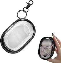 PVC Transparent Storage Bag for Cables, Chargers & Earphones | Waterproof Travel Organizer Pouch with Quick Release Buckle | Small Portable Gadget Storage Bag