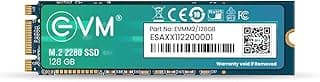 EVM 128GB M.2 SATA SSD 2280 | Internal Solid State Drive | Up to 520MB/s Read 370MB/s Write | Laptop Desktop Upgrade | 5 Year Warranty (EVMM2/128GB)