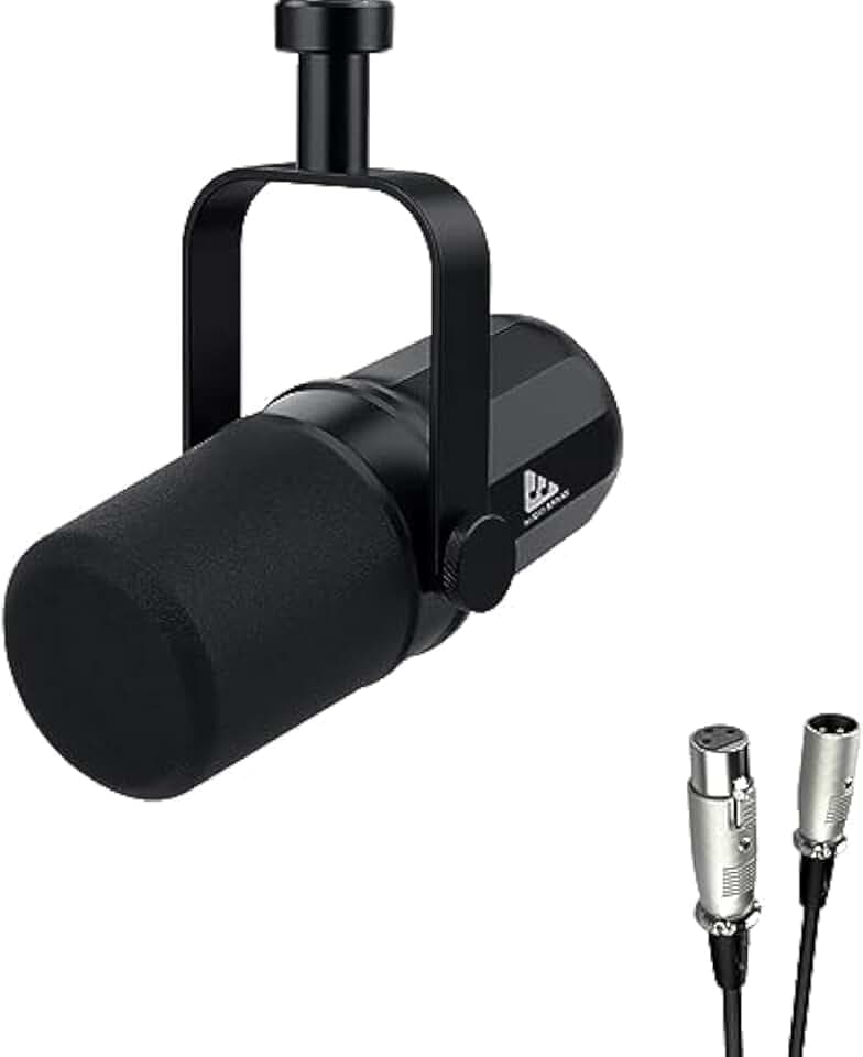 Shure MV7+ Dual USB/XLR Podcast Microphone - All-in-One Podcasting Pack (Ver 2)