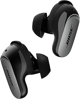 New Bose QuietComfort Ultra Bluetooth Earbuds (2nd Gen), Wireless Noise Cancelling Earbuds, Up to 6 Hours Battery, IPX4 Rating, Immersive Audio, Deep Bass, Black