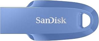SANDISK Ultra Curve 128GB, USB 3.2, Flash Drive, 100MB/s R, Pendrive, Navy Blue (SDCZ550-128G-I35NB)
