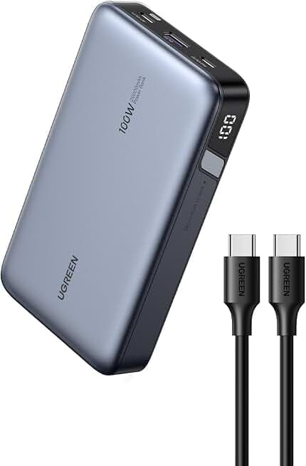 Baseus 24,000mAh 130W Blade 100W Ultra-Thin Fast Charging Laptop Power Bank 20000mAh Dual Type-C - MacBook Pro Fast Charge (Rev 4)