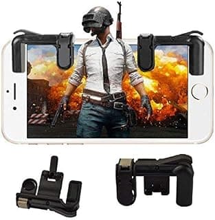 Msrs Sales Mobile Phone Gamepad Trigger Fire Shooter Controller Button for PUBG Mobile Gaming Battleground Rules of Survival Online Gaming Accessories-Quick Shooting Aid Joysticks Aim Key L1 R1