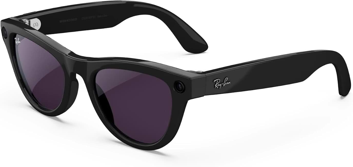 Ray-Ban Meta Smart Glasses with Ultra-Wide 12MP Camera & Meta AI - Base Edition (Edition 6)