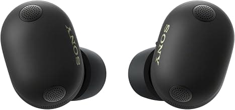 SonyWF-1000XM6 The Best Noise Cancelling Wireless Earbuds, Black | Truly Wireless Headphones, Studio-Quality, HD NC Processor QN3e, Ultra Clear Calls, Up to 24 Hours of Battery, Bluetooth