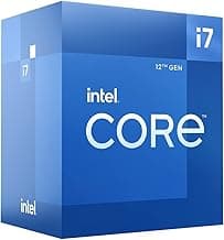 Intel Core i7 12700 12th Gen Generation Desktop PC Processor CPU APU with 25MB Cache and up to 4.90 GHz Clock Speed 3 Years Warranty with Fan LGA 1700 4K (Graphic Card Not Required)