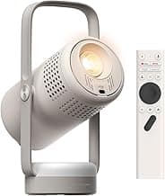 XGIMI Vibe One 1080p Full HD Projector, Official Netflix & Google TV, Supports 4k Ultra HD, Built-in Battery (1.2 Hrs Playtime), 250 ISO Lumens(320 ANSI), 2×3W JBL Speakers, Auto Keystone & Auto Focus