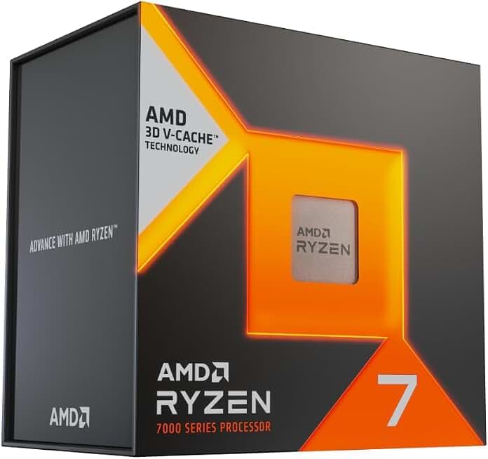 AMD CPU + B650 Motherboard Combo Ryzen 7 7800X3D 8-Core 16-Thread Desktop Processor with 3D V-Cache Technology - 5.0 GHz Max Boost (Rev 1)