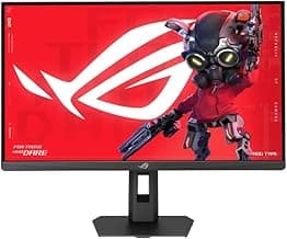 ASUS ROG Strix XG27ACMES Gaming Monitor – 27-inch 2560x1440, 255Hz OC (Above 144Hz), 0.3ms (min.), Fast IPS, Extreme Low Motion Blur Sync, USB Type-C, G-Sync Compatible, Tripod Socket, HDR, Gaming AI