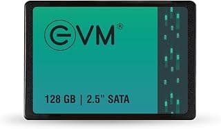 EVM 128GB SSD - 2.5 Inch (6.35 CM) SATA Solid-State Drive - Faster Boot-Up and Load Times with Read Speeds up to 500MB/s & Write Speeds up to 340MB/s- with 5 Year Warranty (EVM25/128GB)