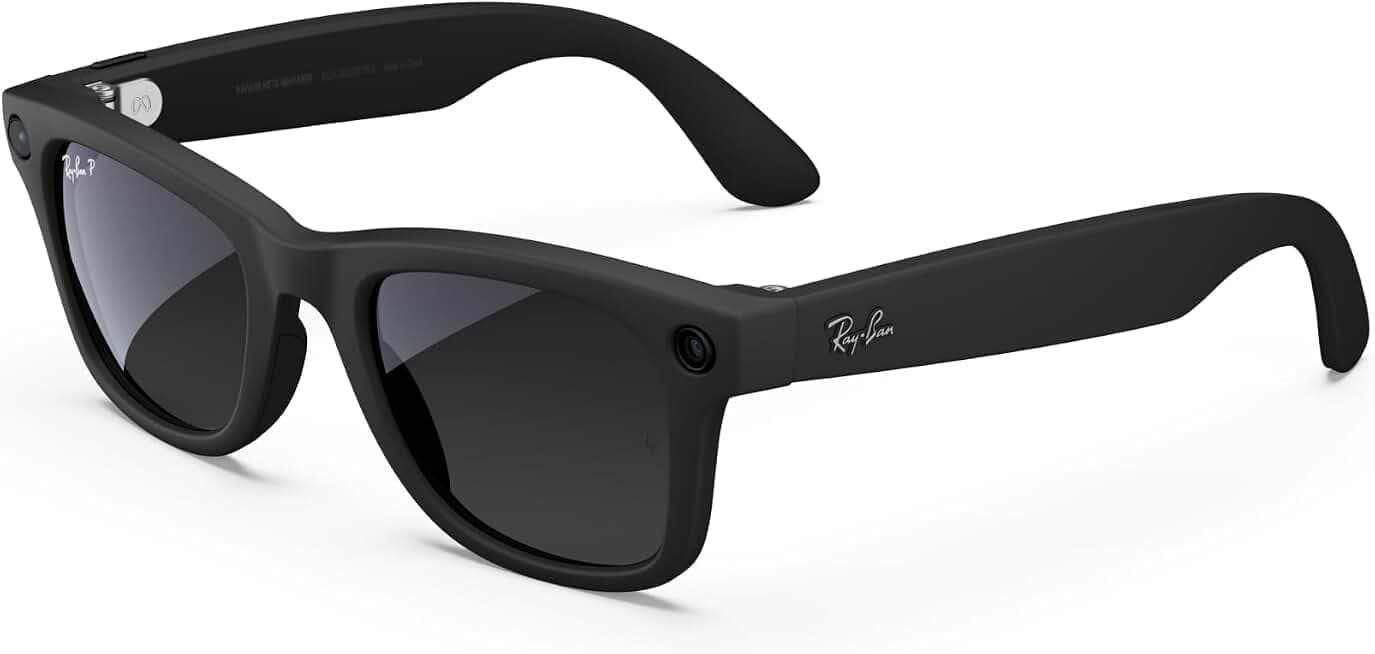 Ray-Ban Meta Smart Glasses with Ultra-Wide 12MP Camera & Meta AI - Pro Bundle (Edition 6)