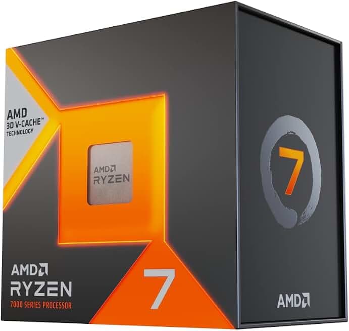 AMD CPU + B650 Motherboard Combo Ryzen 7 7800X3D 8-Core 16-Thread Desktop Processor with 3D V-Cache Technology - AM5 Socket Long-Term Support (Rev 5)
