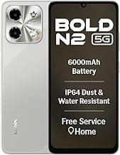 Lava Bold N2 5G (Regal Gold, 4GB RAM, 128GB Storage) | 6000 mAh Super Battery | Octacore Ultrafast Processor | Biggest 6.75 (HD+) 120Hz Display | IP64 Dust & Water Resistant | Free Service @ Home
