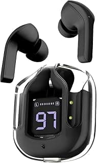 Wireless Earbuds Bluetooth 5.3 TWS Earphones Full Touch Control Headphones Fast Stable & Connection Smart LED Headset Sports Bud Built-in Microphone Immersive Sound Quality Ensure