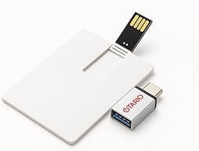 Otario® 64GB Credit Card Pendrive with Free Type-C OTG | Ultra Slim Wallet USB Flash Drive | Portable Memory Stick for Laptop, Mobile, Tablet, TV & Car
