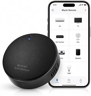 Blackt Electrotech BT16IRB Smart WiFi IR Blaster Universal Remote Controller | Control AC, TV, Set Top Box, Fan & Learning Devices | Alexa & Google Assistant Compatible | Smart App | USB Powered