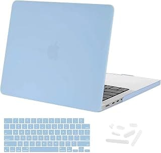 Midkart Compatible with MacBook Pro 16 Inch Case M5 M4 M3 M2 M1 Release 2026-2021 A3429 A3428 A3403 A3186 A2991 A2780 A2485 Pro/Max Chip Hard Shell Cover Keyguard & Dust Plugs, Matte Cornflower Blue