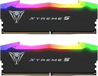 Patriot Memory Viper Xtreme 5 RGB DDR5 8000MT/s CL38 Desktop Memory 32GB (2x16GB) Kit 1.45V (PVXR532G80C38K)