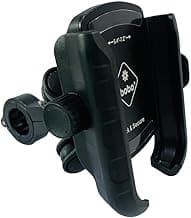 BOBO BM14 PRO Plus Quick Release with PRO Plus Vibration Damper Waterproof Bike/Motorcycle/Scooter Mobile Phone Holder Mount, Ideal for Maps and GPS Navigation (Black)