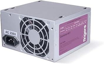 FINGERS Gamma‑401 SMPS 200W Power Supply (High‑Efficiency PSU with Active Protection, 8 cm Cooling Fan, 3 SATA Connectors)