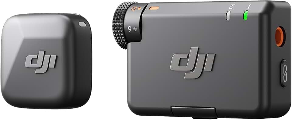 DJI Single Transmitter Mic Mic 2 Dual-Channel Wireless Microphone with Intelligent Noise Cancelling - Pro Edition Tier 18 (SKU 9815)