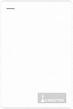 KINGSTER® 1TB Ultra Slim Portable External Hard Drive (USB 3.0, High-Speed 145MB/s, White, Plug & Play HDD, 2.5 Inch)