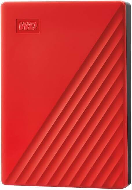 Western Digital 1TB WD My Passport External Hard Drive with Auto Backup & Password Protection - Black Matte (Rev 2)
