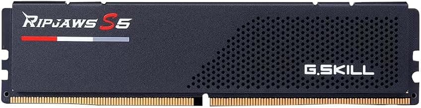 G.Skill Ripjaws S5 Intel XMP 32GB (1 * 32GB) DDR5 6000 MHz L36-36-36-96 1.35V Desktop RAM Memory - F5-6000J3636F32GX1-RS5K