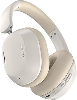 Noise Airwave Max 5 Wireless Over-Ear Headphones with Adaptive Hybrid ANC (up to 50dB), HFA Tech, 80H Playtime, Dual Pairing(Calm Beige)