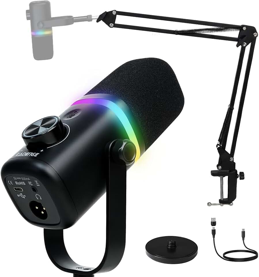 Shure SM7B Cardioid Dynamic Vocal Studio Recording Microphone (Pro Production Rig Mark 2)