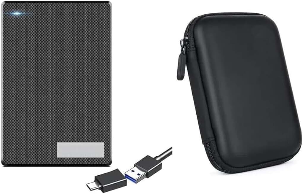 Seagate 5TB One Touch External Hard Drive with Password Protection & Rescue Services (Navy Blue, Edition 4)