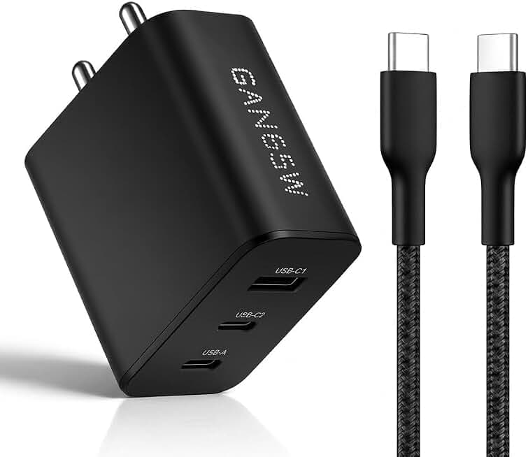 UGREEN 65W 3-Port Travel Nexode 200W 6-Port GaN Desktop Fast Charger with Heavy Duty AC Cable - Thermal Guard Auto Cooling (Rev 4)