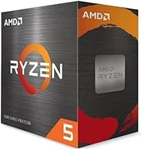 AMD 5000 Series Ryzen 5 5600X Desktop Processor 6 cores 12 Threads 35 MB Cache 3.7 GHz Upto 4.6 GHz Socket AM4 500 Series Chipset (100-100000065BOX)