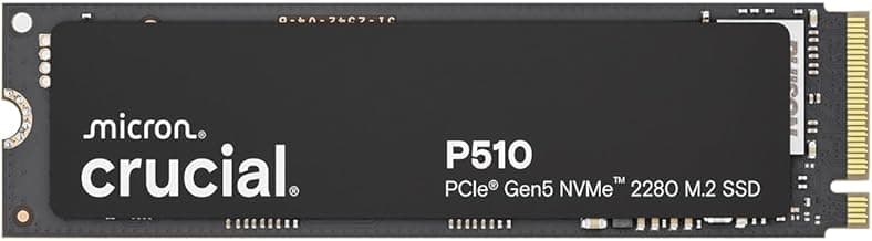 CrucialP510 1TB PCIe Gen5 NVMe™ 2280 M.2 SSD