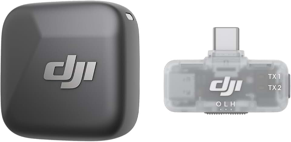 DJI Mic 2 (2 TX + 1 RX + Charging Case) Wireless Lavalier Microphone - Streamer Deluxe Edition (Ver 2)
