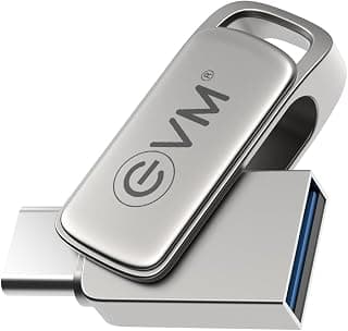 EVM Nano Plus 64GB Type-C OTG Pendrive | USB 3.2 Gen 1 | Rapid 120MB/s Read | Ultra-Compact Shock-Resistant Metal Nano Body | Smartphones Laptops iPads | 10 Years Warranty (EEPOT/64GB)