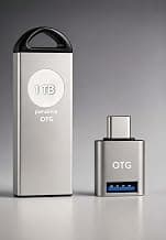 1TB Portable USB Flash Drive with OTG Adapter - High-Speed Data Storage & Transfer for Smartphones, Tablets, and Laptops