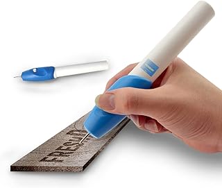 FreshDcart FDC-12A Electric Engraving Pen – Compact Engraving Machine for Metal, Glass, Jewellery, Wood &Plastic with Extra Nib – Ideal Tool for Crafting and Marking Tasks (White)