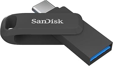 SANDISK Ultra Dual Drive Go Type-C 128GB, OTG, Upto 400MB/s, Pendrive, Black, 5Y Warranty (SDDDC3-128G-I46PD)